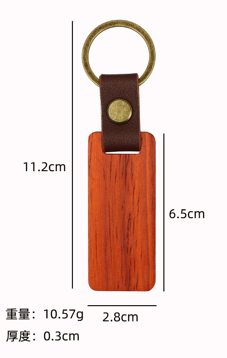 High End Rosewood Pen and Wood Keychain Set for Executive Gift Giving T2-03-9 - Image 4