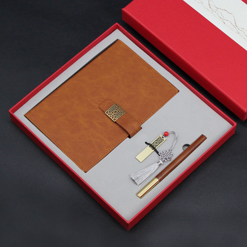 Durable Hardcover Business Notebook Gift Set with Pen T4-06-4