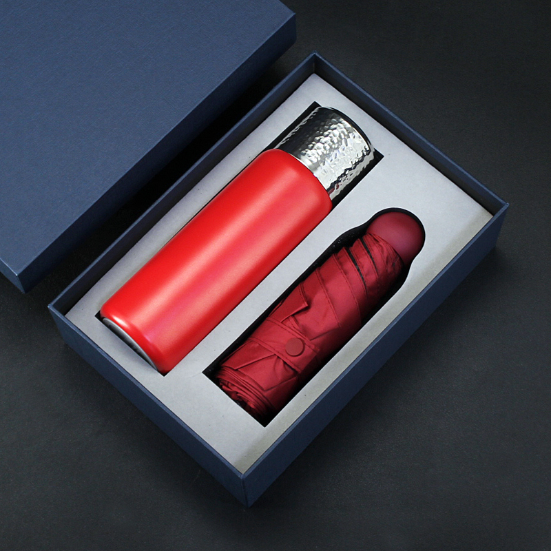 High-End 316 Cup Corporate Exquisite Gift Set with Umbrella T10-06