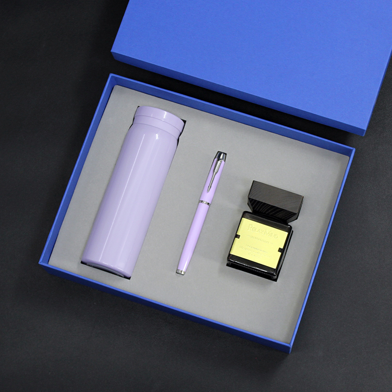 Customized Corporate Gift Set Including 304 Cup Pen and Aromatherapy T9-09 - Image 2