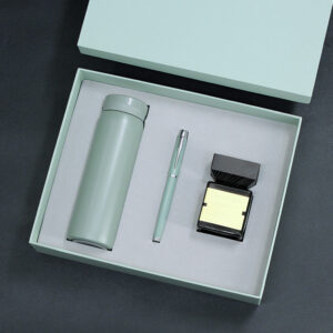 Customized Corporate Gift Set Including 304 Cup Pen and Aromatherapy T9-09