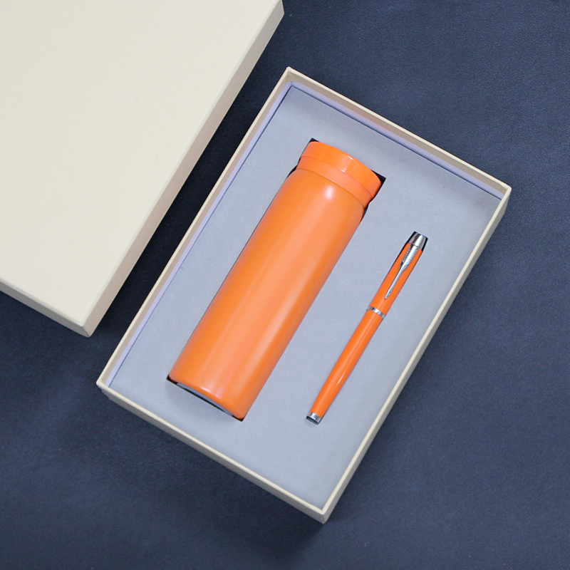 Luxury 304 Stainless Steel Pocket Cup Business Gift Set with Pen T11-01 - Image 2