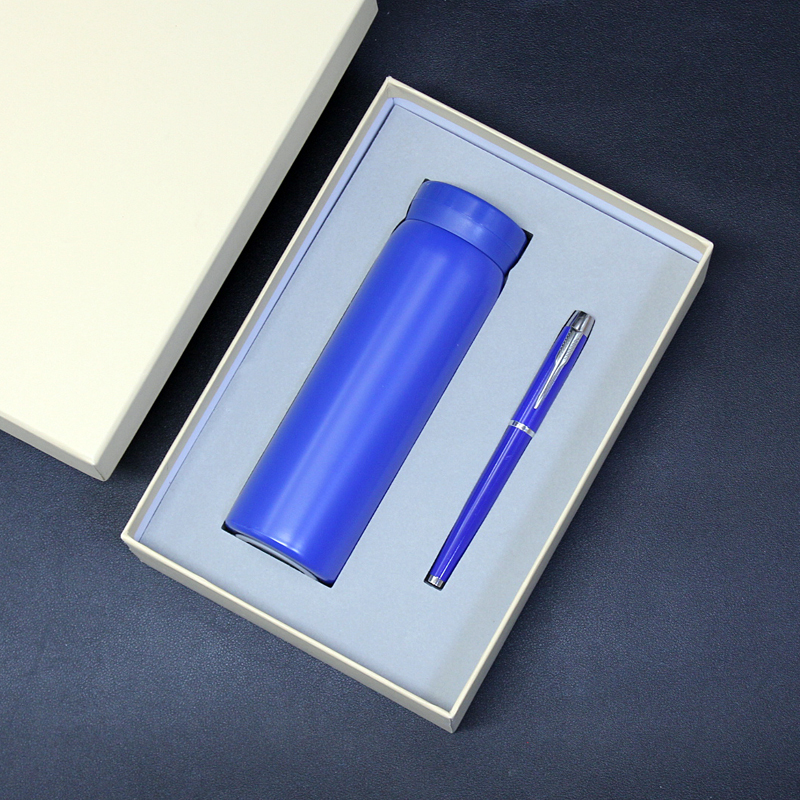 Luxury 304 Stainless Steel Pocket Cup Business Gift Set with Pen T11-01