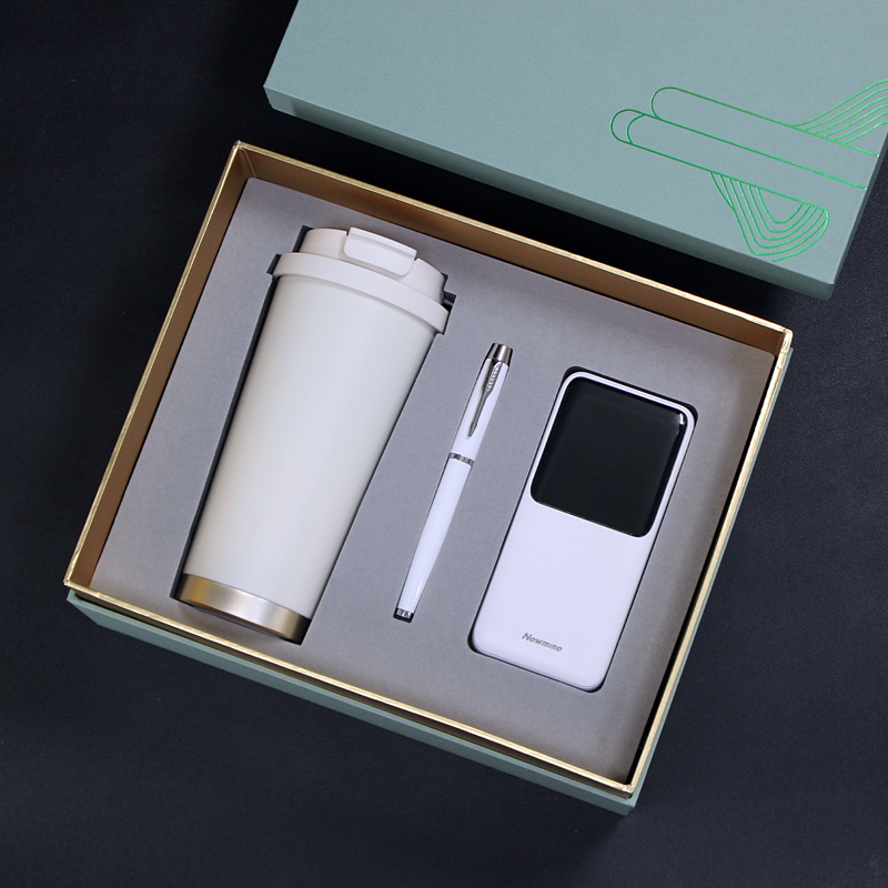 Elegant Corporate Kit Cup Pen and Portable Power Bank Gift T12-02 - Image 2