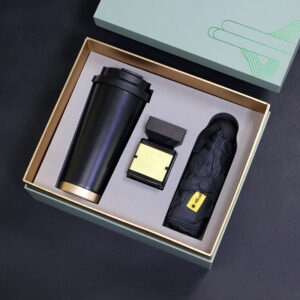 Business Gift Box with Coffee Cup Multiple Fragrance Options and Umbrella T12-01
