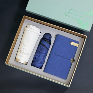 Executive Gift Set with Coffee Cup Umbrella and Notebook T13-02