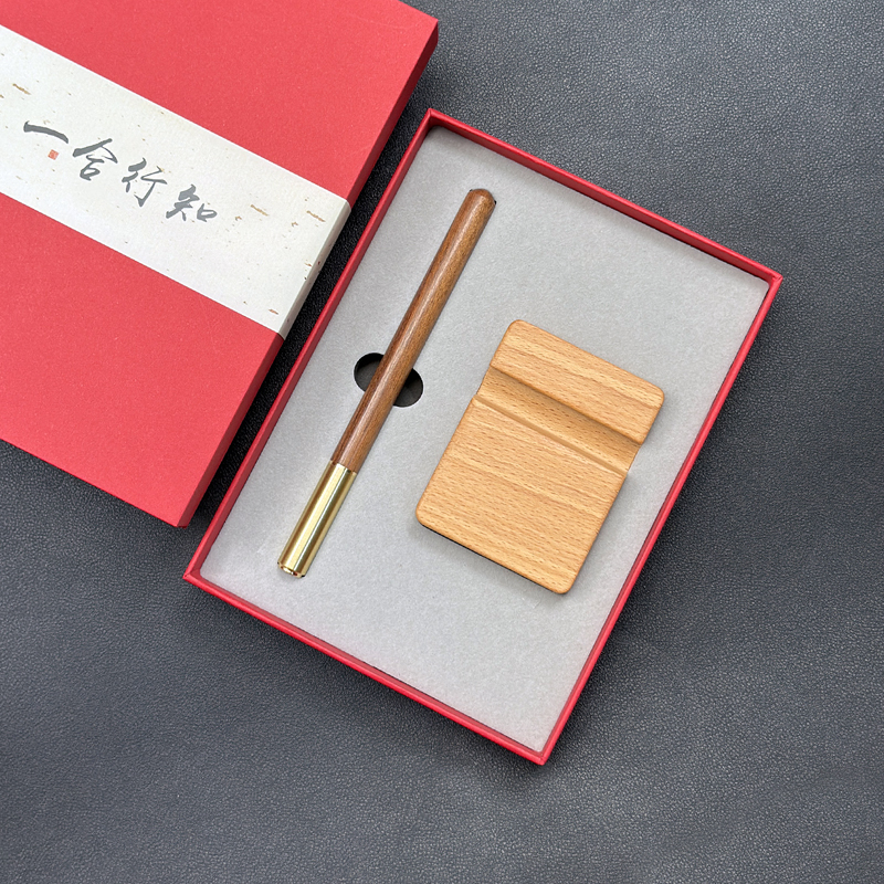 Custom Shape Acrylic Lamp with Rosewood Pen PU Notebook Gift T2-09 - Image 4