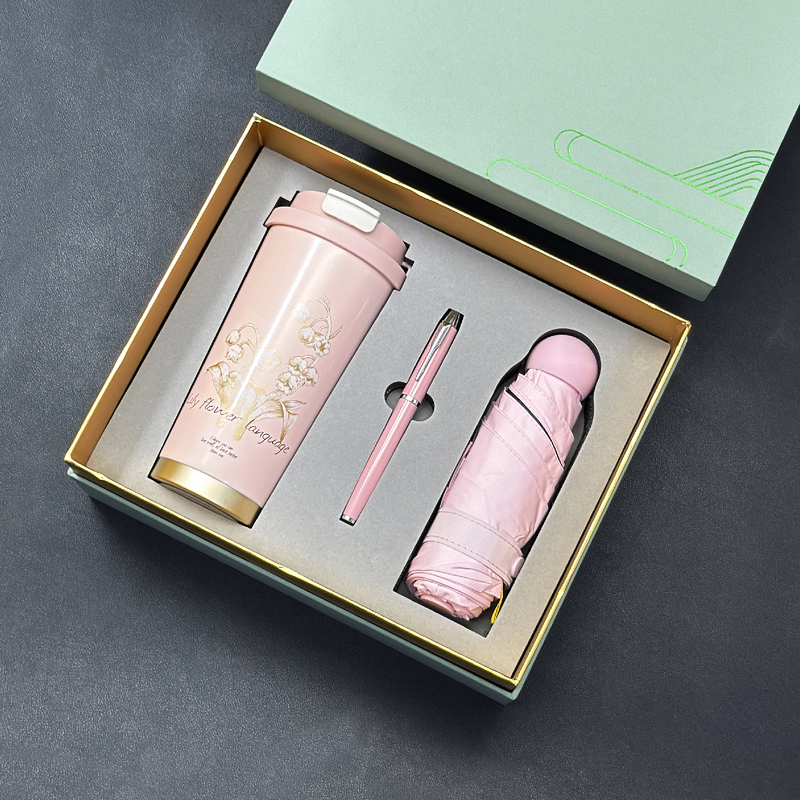 Customized Logos Clients and Employees' Activities Office Business Gift Set T12-05 - Image 3