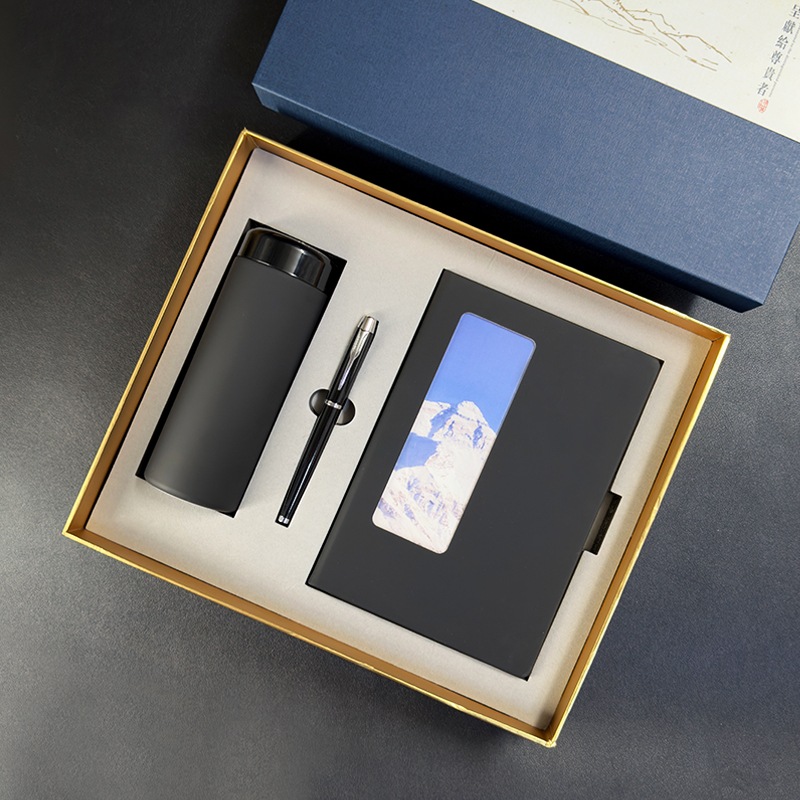 Customized Business Notebook Insulated Cup Gift Box Set with Logo Printing T6-18 - Image 2