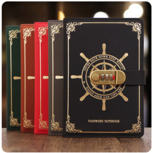Business Office Stationery Manufacturer A5 Password Book Lockable Creative Notebook T1-21