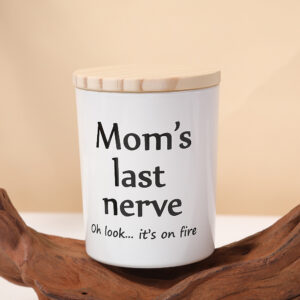 Home Fragrance Souvenirs Mother's Day Wooden Lid Glass Cups Scented Candles T1-25