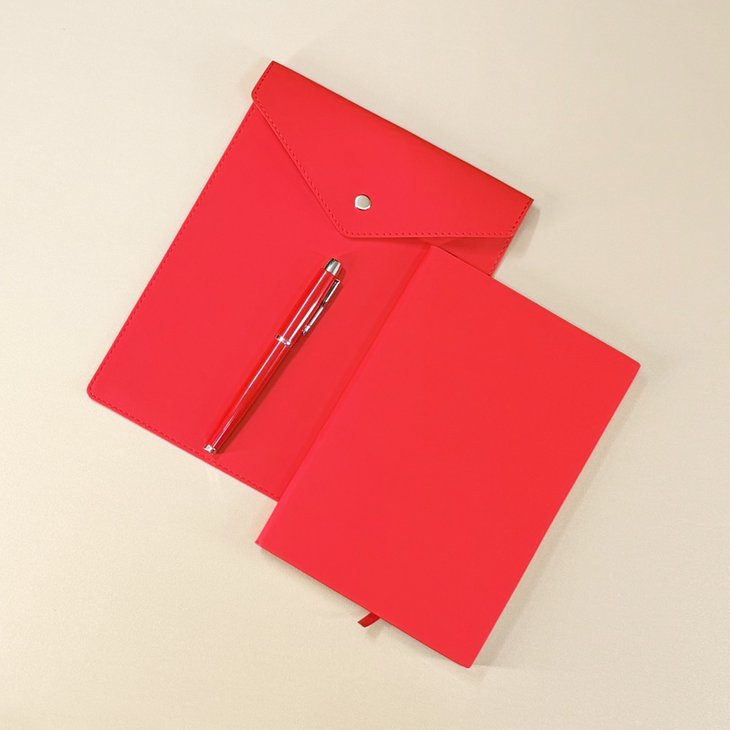 Luxury Skin-Feel Soft Color 3-Piece Set PU Leather Notebook Gift RC-3